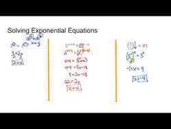 Solving Exponential Equations Instructional Video