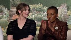 ES Bridgerton Interview with Golda Rosheuvel, Adjoa Andoh and Ruth Gemmell News Clip