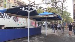 CLEAN : Clean up begins in Barcelona after violent protests News Clip