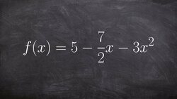 Determine the end behavior of a polynomial Instructional Video