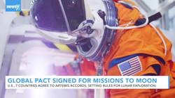 NASA Announces Global Agreement To Guide Future Missions To The Moon News Clip