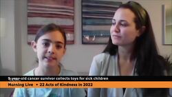 9-year-old cancer survivor collects toys for sick children News Clip