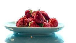 rotting strawberries time lapse Stock Footage