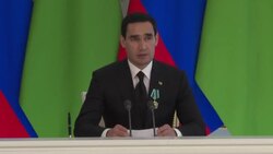 CLEAN : Turkmenistan's new president seeks to bolster ties with Putin News Clip