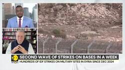 Israel-Syria conflict: IDF claims it has struck two military bases in central Syria News Clip