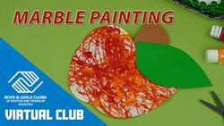Marble Painting Project: How To Make A Colorful Apple Instructional Video
