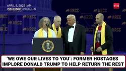 Israeli Hostages Thank 'SAVIOUR' Trump, Call For Final Gaza Rescue Op | 'We Owe Our Lives To You' News Clip