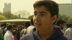 Indian children protest climate change Instructional Video