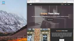Modern HTML and CSS from the Beginning (Including Sass) - Project Intro - Hotel Website Instructional Video