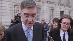 Ministers leave coronavirus Cobra meeting in Whitehall News Clip