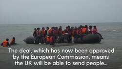 Cross-Channel migrants to be detained as France treaty comes into force News Clip