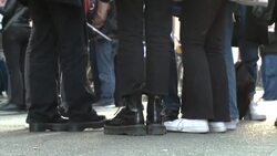 CLEAN : French highschool pays tribute to transgender student who committed suicide News Clip