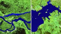 Before-And-After Satellite Images of Earth from Space Instructional Video
