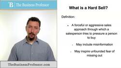 Hard Sell Instructional Video