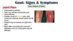 Gout Signs and Symptoms (& Why They Occur) Instructional Video