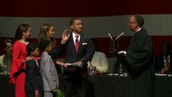 Montgomery's first black mayor sworn in News Clip