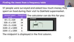Using the fx-991CW for statistics Instructional Video