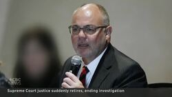 Supreme Court justice's retirement puts end to misconduct probe News Clip