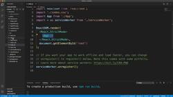 Setting up React and Initializing Git Instructional Video
