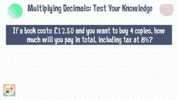 Multiplying Decimals: Test Your Knowledge Instructional Video