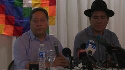 Morales' presidential candidate holds news conference Instructional Video