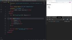 Frontend Web Development Bootcamp - Build a Twitter Clone - Select and manipulate the elements - Part 2 Instructional Video
