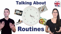 Talk About Your Daily Routine in English - Spoken English Lesson Instructional Video
