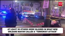 Pickup Truck Rampage On Bourbon Street In New Orleans Kills 10, Injures 30 On New Year's Day News Clip