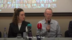 Family of Irish-Israeli girl Emily Hand, feared kidnapped by Hamas, speak in Dublin News Clip