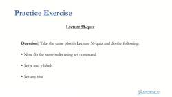 Data Science and Machine Learning (Theory and Projects) A to Z - Matplotlib for Data Visualization: Matplotlib Set Function Quiz Instructional Video