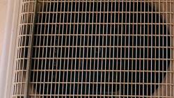 Air conditioner cooling fresh system saving energy Stock Footage