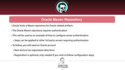 Apache Maven Beginner to Guru - Overview - Using the Oracle Maven Repository Instructional Video
