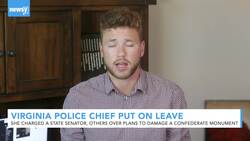 VA Police Chief On Paid Leave After Confederate Monument Charge News Clip
