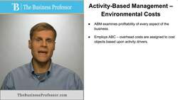 Activity-Based Cost Management - Environmental Costs Instructional Video