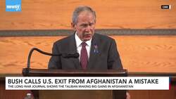 Bush Criticizes Afghanistan Withdrawal, Fears For Women News Clip