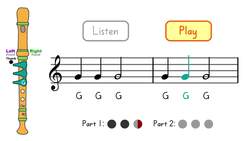 Recorder Warm-Up #1: Hot Cross Buns Instructional Video