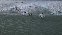 CLEAN : 'Cold Hawaii': Danish coast surfs on virus wave News Clip