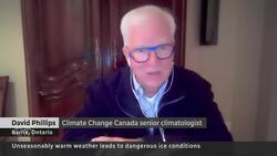 The ice is thinner and more dangerous on Canada's waterways this year, experts say News Clip