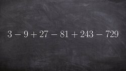 Determine the rule of the sum using sigma sum notation Instructional Video