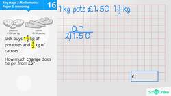KS2 Primary Maths Age 13-17 - Calculations: Word Problems - Explained Instructional Video