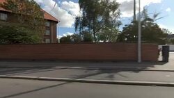 Copenhagen XV synched series right side driving studio process plate background Stock Footage