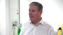 Sir Keir Starmer discusses NHS pressure during visit a hospital in West Yorkshire News Clip