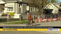 ICBC urges drivers to slow down with more people out during warmer weather News Clip