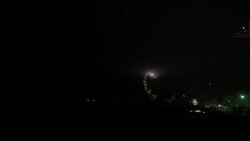 Brighton beach goers set off fireworks at midnight News Clip