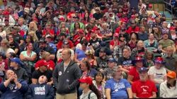 CLEAN : Trump supporters rally for right-wing precursor Sarah Palin in Alaska News Clip