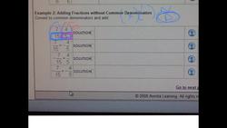 Adding Fractions w/o Common Denominators Instructional Video