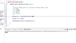 Core Java Programming Course- Regularizing Number Ranges Instructional Video