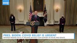 President Biden Seeks Passing $1.9T Relief Package Without GOP Support News Clip