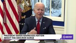 President Biden Urges Concern But Not Alarm As Omicron Rises News Clip