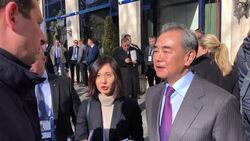 Chinese Foreign Minister Wang Yi interviewed in Munich News Clip